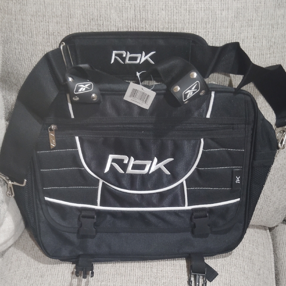 Black and White Messenger Bag